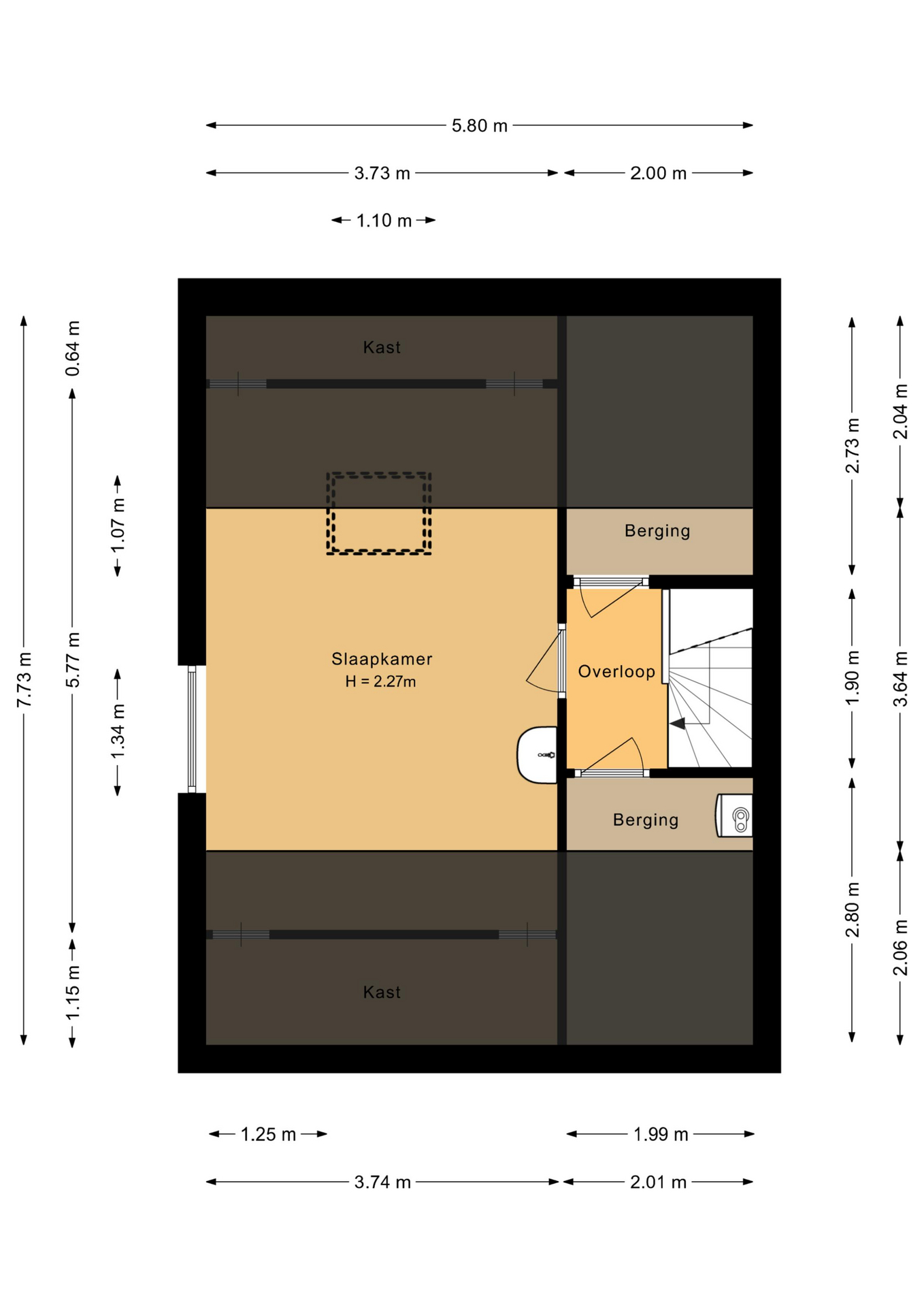 Wijngaard 74 - 8212 CD - lelystad-plattegrond-3